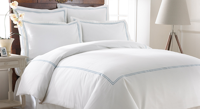 T600 DUVET SET BLUE